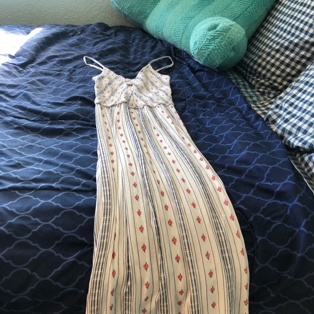 Summer spaghetti strap dress.